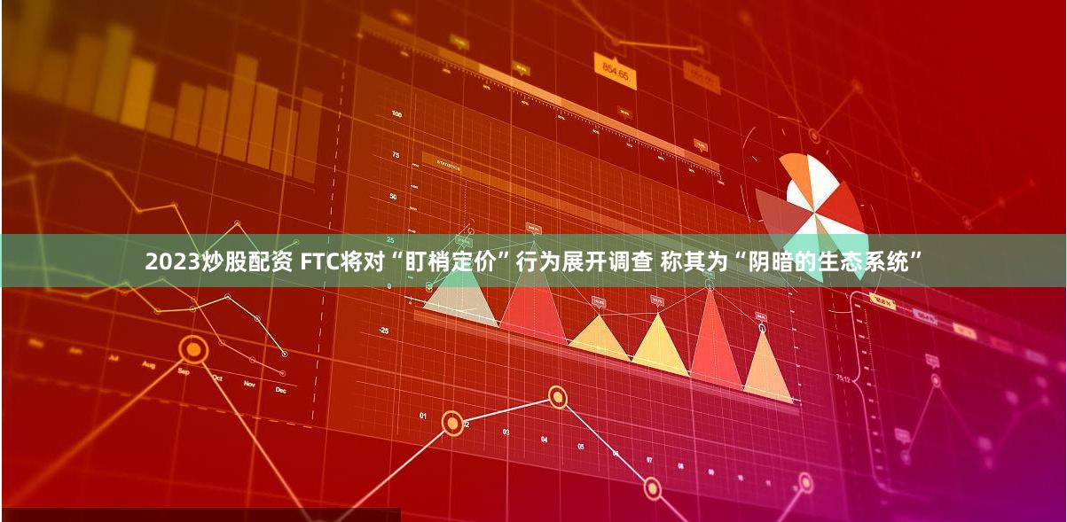 2023炒股配资 FTC将对“盯梢定价”行为展开调查 称其为“阴暗的生态系统”